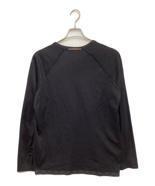LOUIS VUITTON（ルイ ヴィトン）LOUIS VUITTON (ルイ ヴィトン) 長袖カットソー ブラック サイズ:Mの古着・服飾アイテム