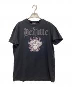 VERSACEヴェルサーチェ）の古着「半袖カットソー」｜ブラック