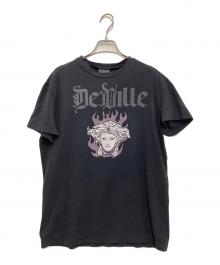 VERSACE（ヴェルサーチェ）の古着「半袖カットソー」｜ブラック