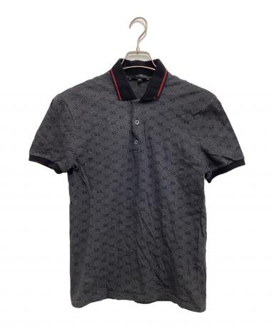 ヴィンテージG. Gucci ボーダー ポロシャツ 中古・古着通販】GUCCI (グッチ) GUCCI GG Logo Knit Polo Shirt/GG