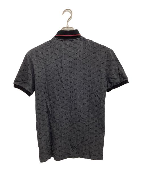 GUCCI（グッチ）GUCCI (グッチ) GG柄シェリーラインポロシャツ ブラック サイズ:Mの古着・服飾アイテム