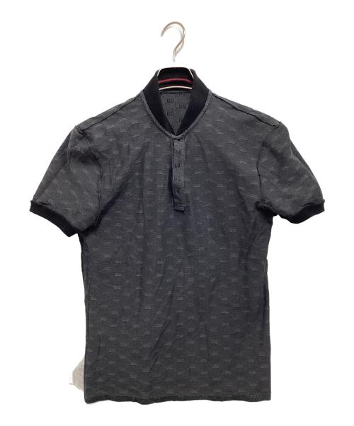 GUCCI（グッチ）GUCCI (グッチ) GG柄シェリーラインポロシャツ ブラック サイズ:Mの古着・服飾アイテム