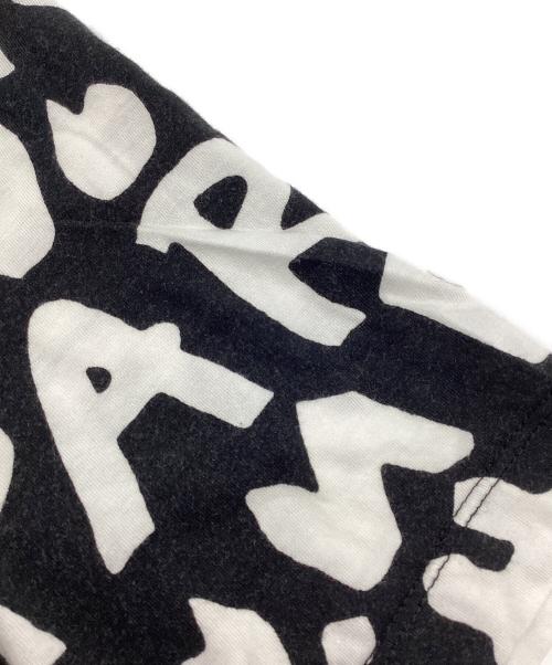 LOUIS VUITTON（ルイ ヴィトン）LOUIS VUITTON (ルイ ヴィトン) 半袖カットソー ホワイト×ブラック サイズ:Mの古着・服飾アイテム