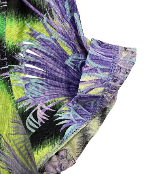 VERSACE（ヴェルサーチェ）VERSACE (ヴェルサーチェ) 半袖カットソー パープル サイズ:52の古着・服飾アイテム