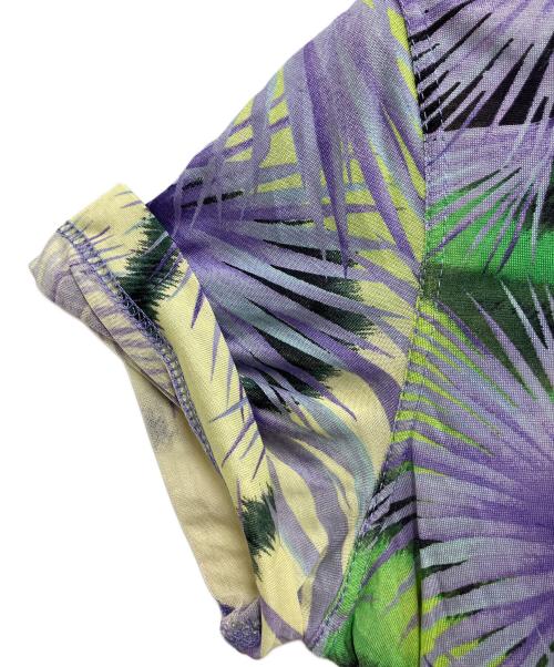 VERSACE（ヴェルサーチェ）VERSACE (ヴェルサーチェ) 半袖カットソー パープル サイズ:52の古着・服飾アイテム