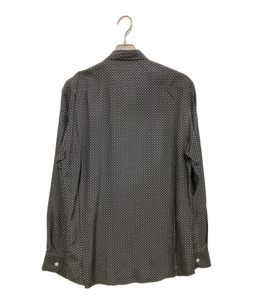 LOUIS VUITTON（ルイ ヴィトン）LOUIS VUITTON (ルイ ヴィトン) シルクシャツ ブラック サイズ:42の古着・服飾アイテム