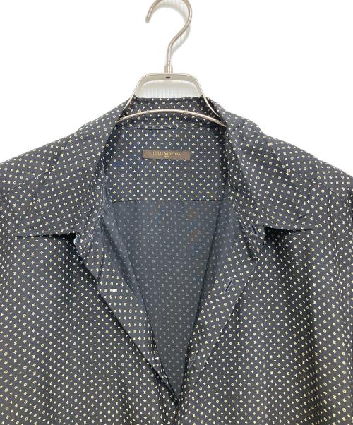 LOUIS VUITTON（ルイ ヴィトン）LOUIS VUITTON (ルイ ヴィトン) シルクシャツ ブラック サイズ:42の古着・服飾アイテム
