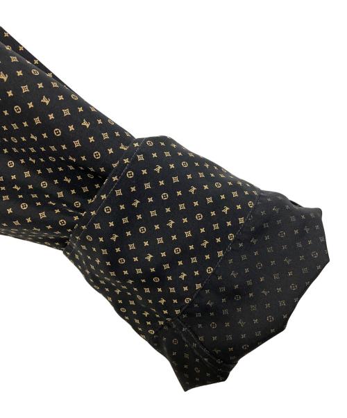LOUIS VUITTON（ルイ ヴィトン）LOUIS VUITTON (ルイ ヴィトン) シルクシャツ ブラック サイズ:42の古着・服飾アイテム
