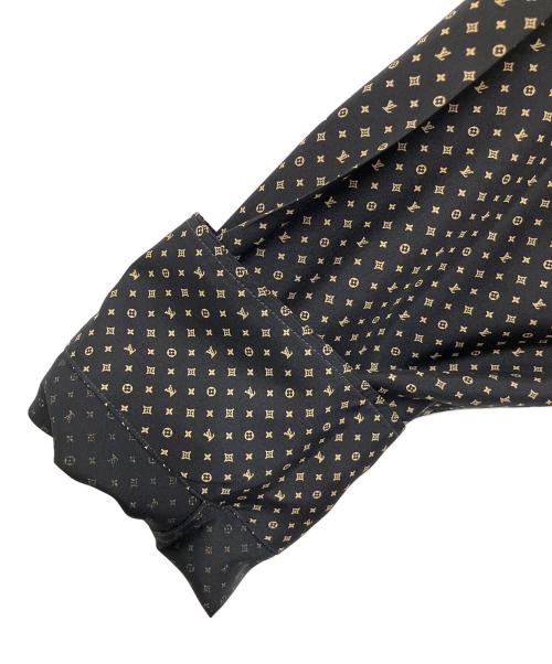 LOUIS VUITTON（ルイ ヴィトン）LOUIS VUITTON (ルイ ヴィトン) シルクシャツ ブラック サイズ:42の古着・服飾アイテム