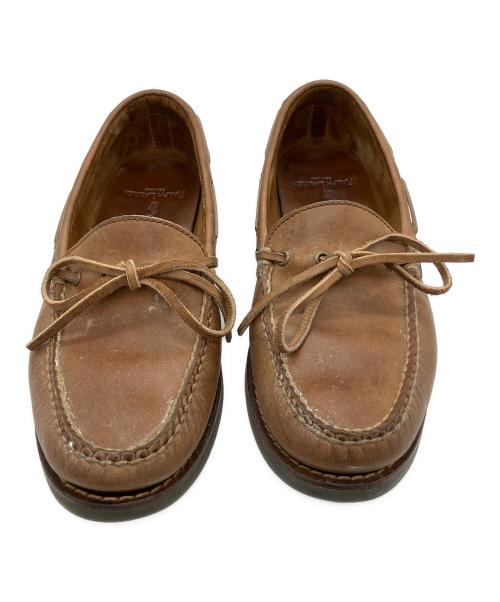 POLO RALPH LAUREN（ポロ・ラルフローレン）POLO RALPH LAUREN (ポロ・ラルフローレン) デッキシューズ ブラウン サイズ:25.5の古着・服飾アイテム