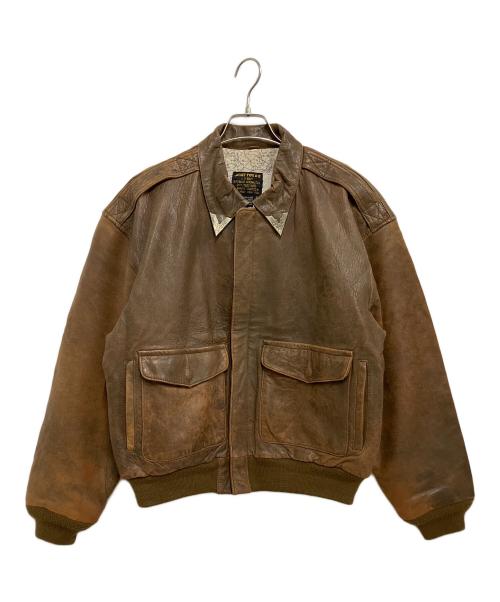 AVIREX（アヴィレックス）AVIREX (アヴィレックス) A-2フライトジャケット ブラウン サイズ:Sの古着・服飾アイテム