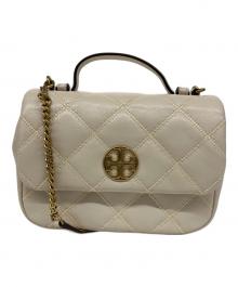 TORY BURCH（トリーバーチ）の古着「2WAYショルダーバッグ」｜ベージュ