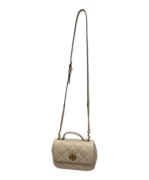 TORY BURCH（トリーバーチ）TORY BURCH (トリーバーチ) 2WAYショルダーバッグ ベージュの古着・服飾アイテム