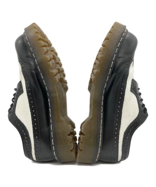 Dr.Martens（ドクターマーチン）Dr.Martens (ドクターマーチン) ブローグシューズ ホワイト×ブラック サイズ:27cmの古着・服飾アイテム