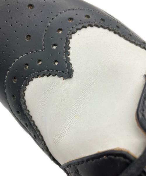 Dr.Martens（ドクターマーチン）Dr.Martens (ドクターマーチン) ブローグシューズ ホワイト×ブラック サイズ:27cmの古着・服飾アイテム