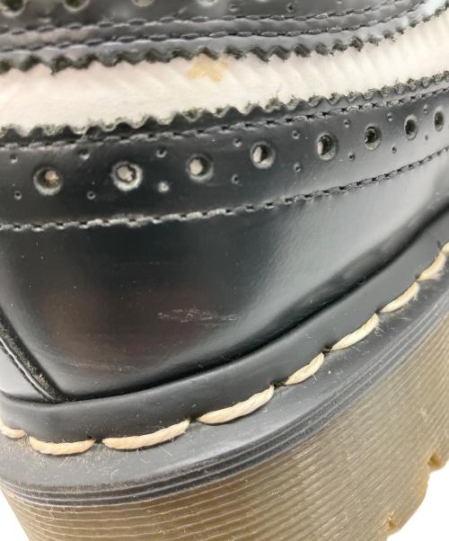 Dr.Martens（ドクターマーチン）Dr.Martens (ドクターマーチン) ブローグシューズ ホワイト×ブラック サイズ:27cmの古着・服飾アイテム