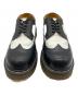 Dr.Martens (ドクターマーチン) ブローグシューズ ホワイト×ブラック サイズ:27cm：9000円