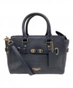 COACHコーチ）の古着「2WAYバッグ」｜ネイビー