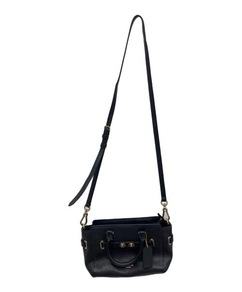 COACH（コーチ）COACH (コーチ) 2WAYバッグ ネイビーの古着・服飾アイテム