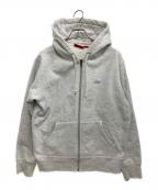 SUPREMEシュプリーム）の古着「ジップパーカー」｜ライトグレー