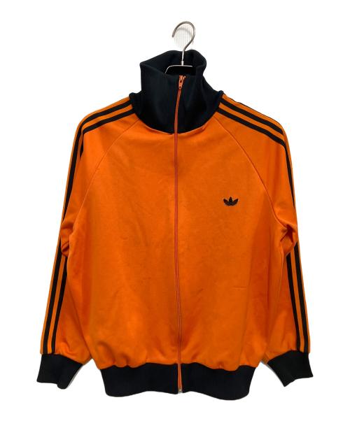 OLD adidas（オールドアディダス）OLD adidas (オールドアディダス) トラックジャケット オレンジ×ブラック サイズ:Lの古着・服飾アイテム