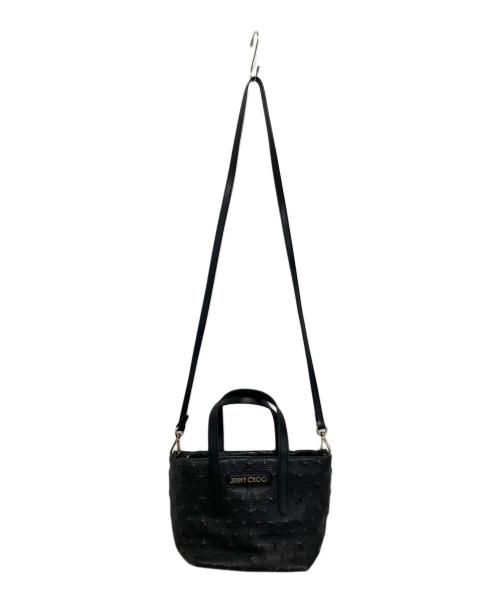 JIMMY CHOO（ジミーチュウ）JIMMY CHOO (ジミーチュウ) 2WAYバッグ ブラックの古着・服飾アイテム
