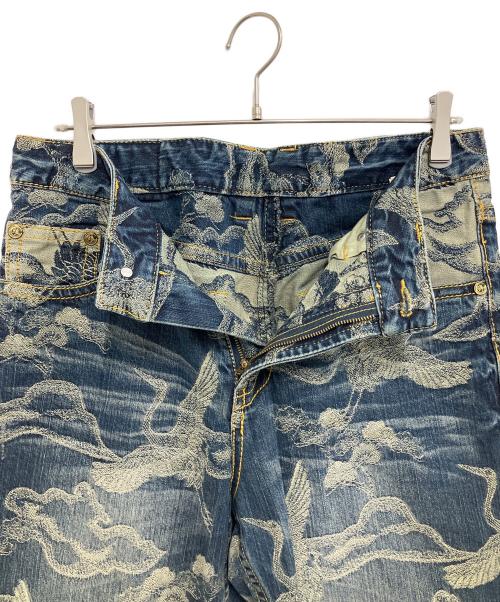 錦（ニシキ）錦 (ニシキ) デニムパンツ ブルー サイズ:XLの古着・服飾アイテム