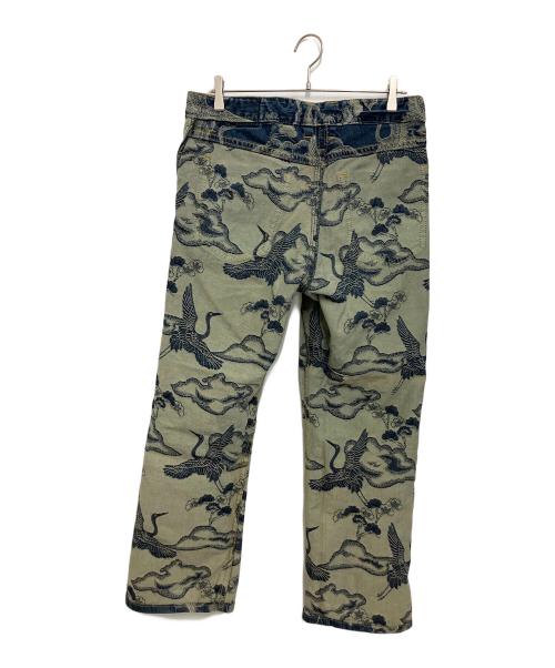 錦（ニシキ）錦 (ニシキ) デニムパンツ ブルー サイズ:XLの古着・服飾アイテム