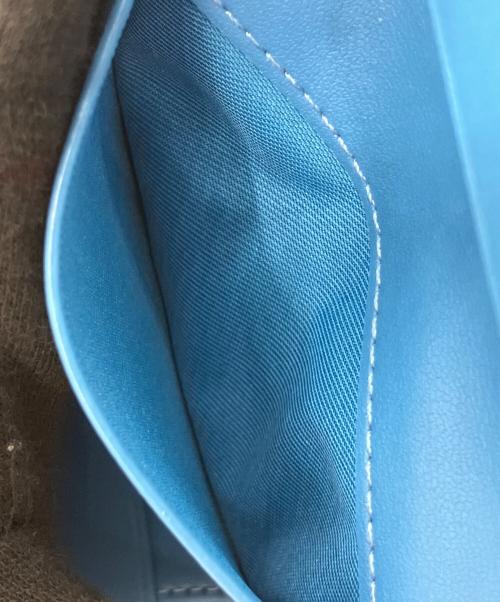 COACH（コーチ）COACH (コーチ) 3つ折り財布 スカイブルーの古着・服飾アイテム
