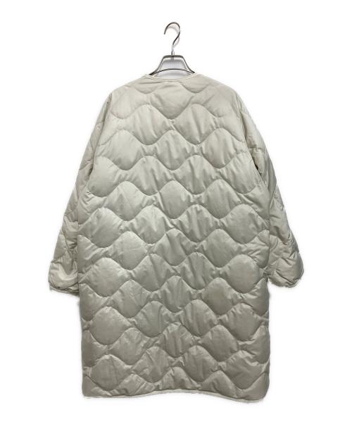 nanamica（ナナミカ）nanamica (ナナミカ) リバーシブルダウンコート ホワイト サイズ:Sの古着・服飾アイテム