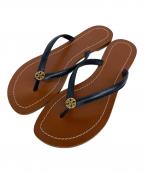 TORY BURCHトリーバーチ）の古着「TERRA THONG VEG LEATHER」｜ブラウン