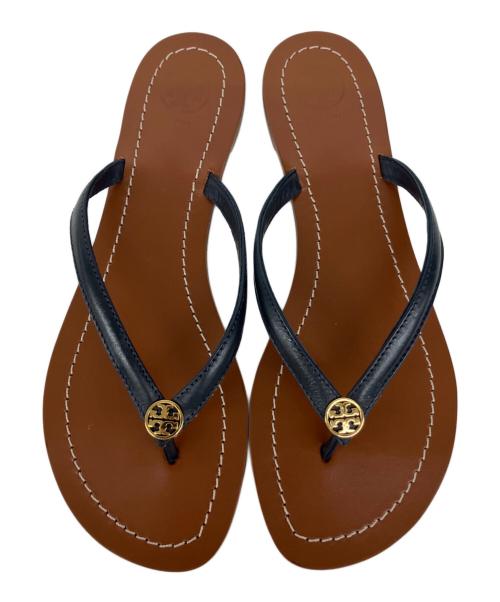 TORY BURCH（トリーバーチ）TORY BURCH (トリーバーチ) TERRA THONG VEG LEATHER ブラウン サイズ:25の古着・服飾アイテム