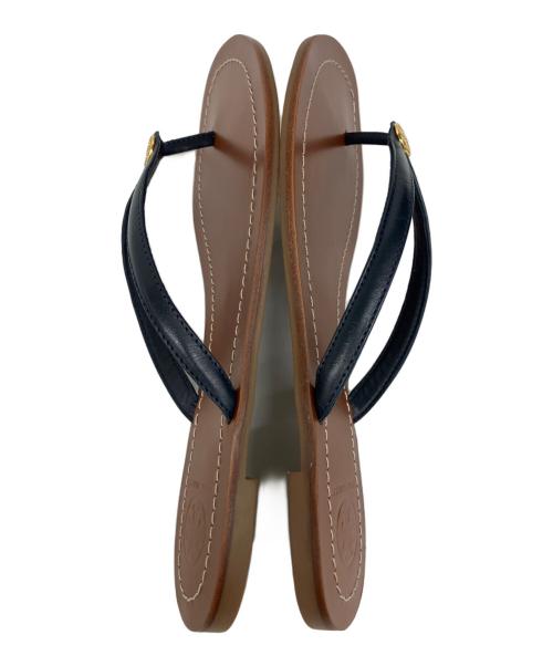 TORY BURCH（トリーバーチ）TORY BURCH (トリーバーチ) TERRA THONG VEG LEATHER ブラウン サイズ:25の古着・服飾アイテム