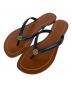 TORY BURCH（トリーバーチ）の古着「TERRA THONG VEG LEATHER」｜ブラウン