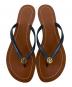 TORY BURCH (トリーバーチ) TERRA THONG VEG LEATHER ブラウン サイズ:25：7000円