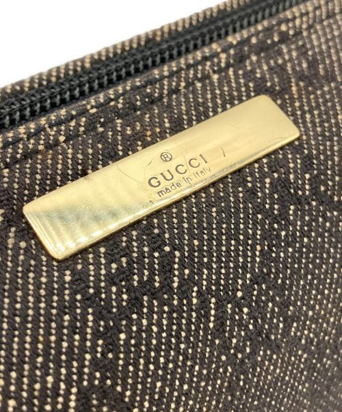 GUCCI（グッチ）GUCCI (グッチ) アクセサリーポーチ ブラックの古着・服飾アイテム