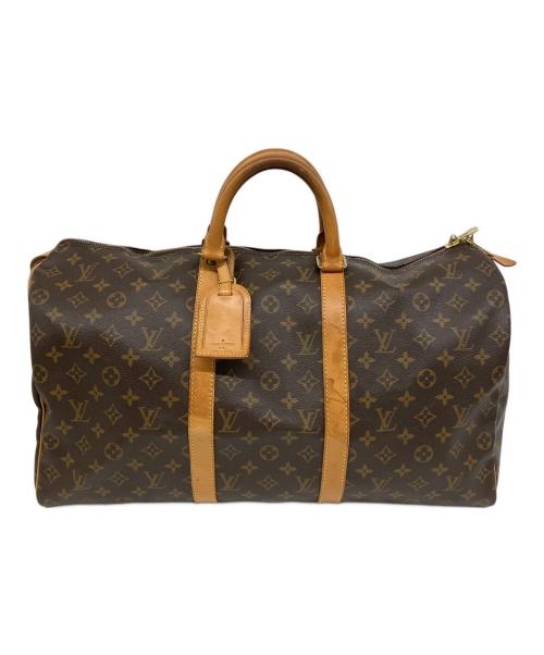 LOUIS VUITTON（ルイ ヴィトン）LOUIS VUITTON (ルイ ヴィトン) トラベルバッグ ブラウンの古着・服飾アイテム