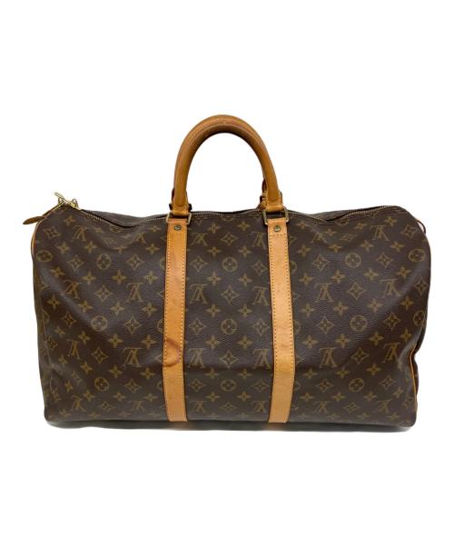 LOUIS VUITTON（ルイ ヴィトン）LOUIS VUITTON (ルイ ヴィトン) トラベルバッグ ブラウンの古着・服飾アイテム