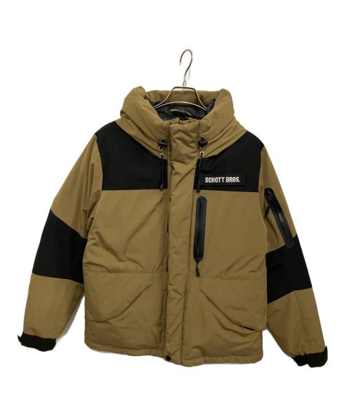 Schott（ショット）Schott (ショット) ダウンジャケット ベージュ サイズ:Mの古着・服飾アイテム