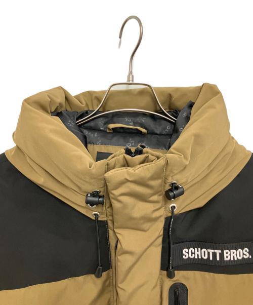 Schott（ショット）Schott (ショット) ダウンジャケット ベージュ サイズ:Mの古着・服飾アイテム