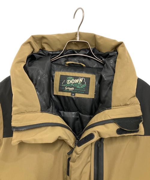 Schott（ショット）Schott (ショット) ダウンジャケット ベージュ サイズ:Mの古着・服飾アイテム