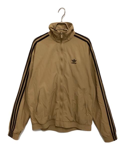 adidas（アディダス）adidas (アディダス) ウーブン ファイヤーバード トラックトップ ブラウン サイズ:Lの古着・服飾アイテム