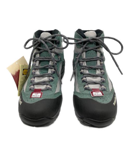 mont-bell（モンベル）mont-bell (モンベル) トレッキングブーツ グリーン サイズ:24.5cm 未使用品の古着・服飾アイテム