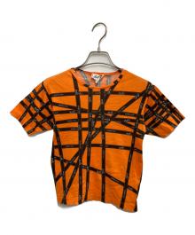 HERMES（エルメス）の古着「リボン柄半袖Tシャツ」｜イエロー