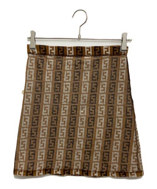 FENDI（フェンディ）FENDI (フェンディ) スカート ブラウン サイズ:Lの古着・服飾アイテム