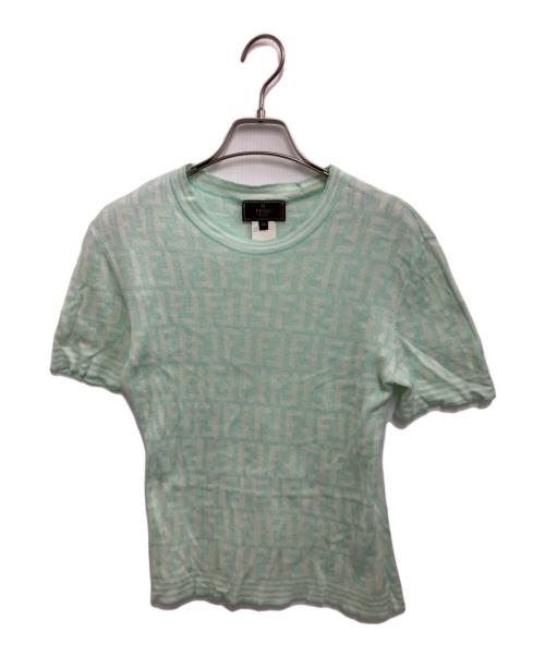 FENDI（フェンディ）FENDI (フェンディ) ニット 黄緑 サイズ:Lの古着・服飾アイテム