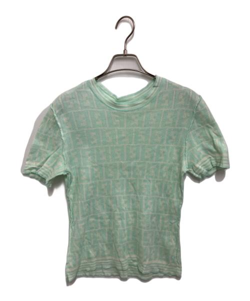 FENDI（フェンディ）FENDI (フェンディ) ニット 黄緑 サイズ:Lの古着・服飾アイテム