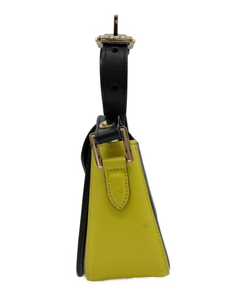 LONGCHAMP（ロンシャン）LONGCHAMP (ロンシャン) ショルダーバッグ ブラック×グレー×イエローの古着・服飾アイテム