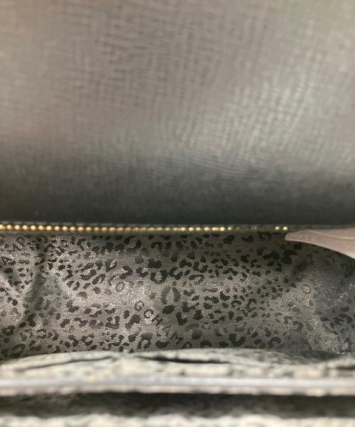LONGCHAMP（ロンシャン）LONGCHAMP (ロンシャン) ショルダーバッグ ブラック×グレー×イエローの古着・服飾アイテム