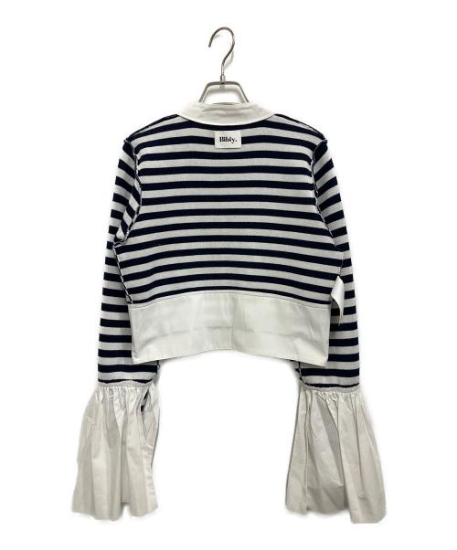 Bibiy.（ビビィ）Bibiy. (ビビィ) ANGELIQUE KNIT ホワイト×ブルー サイズ:Freeの古着・服飾アイテム